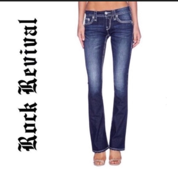 Rock Revival Gwen Bootcut Jeans Sz 29 EUC - Picture 3 of 16